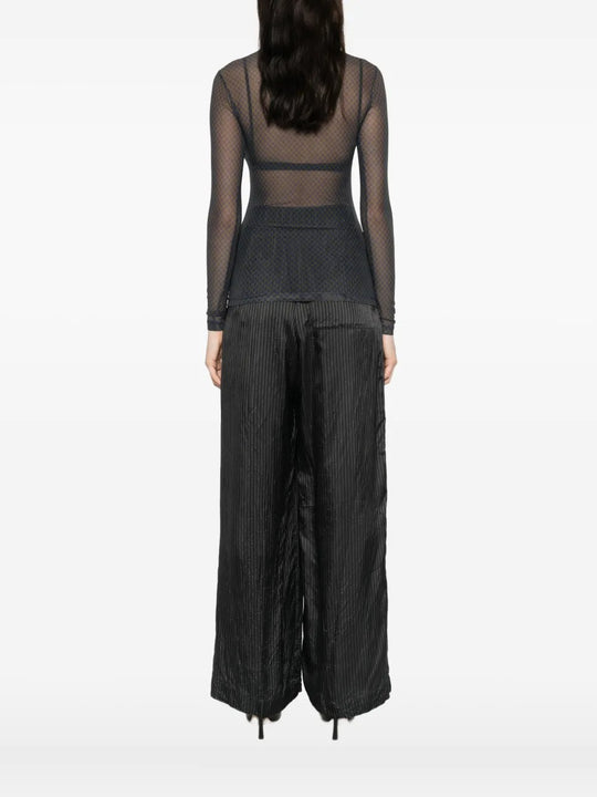 Black top, full body view