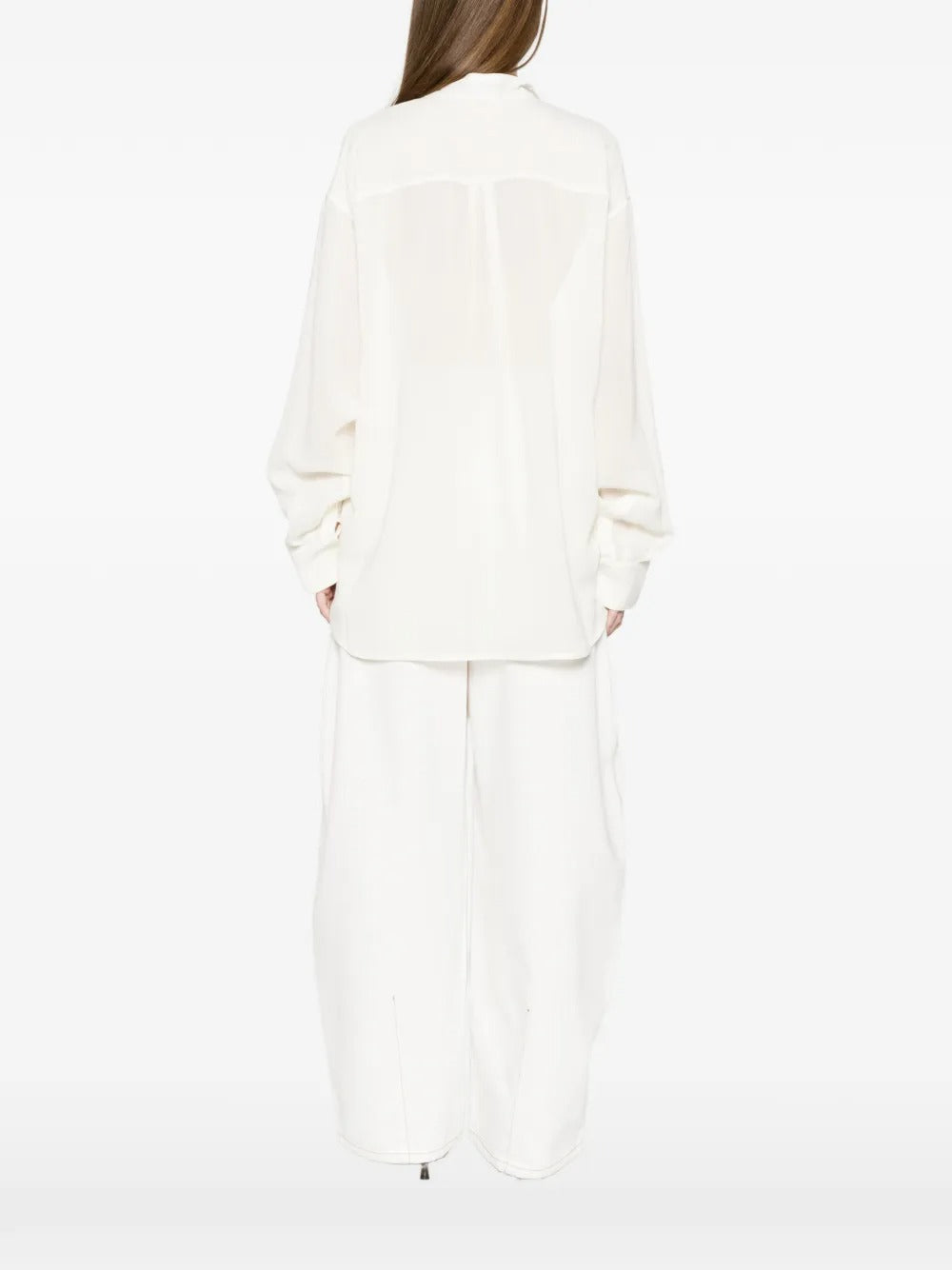 White shirt, full body view