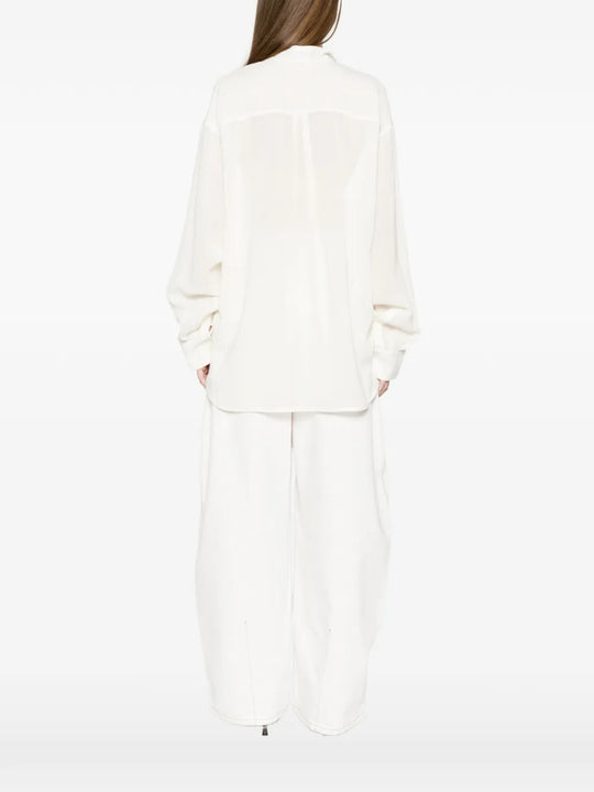 White shirt, full body view