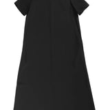 Black dress, front view