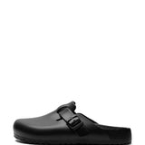 Black sandal, front view