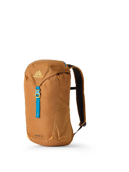 Brown backpack,front view