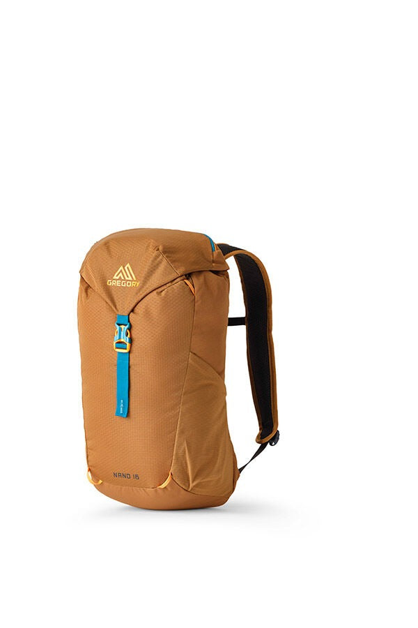 Brown backpack,front view