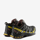 Black sneakers, back view