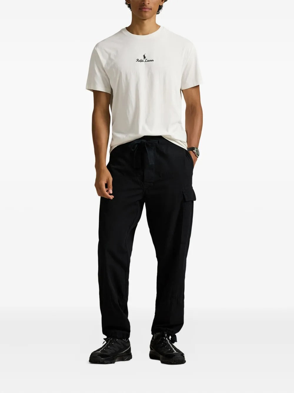 White shirt, full body view