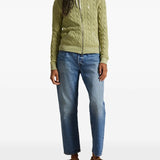 Green hoodie, full body view