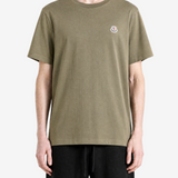 Blue t-shirt, full body view