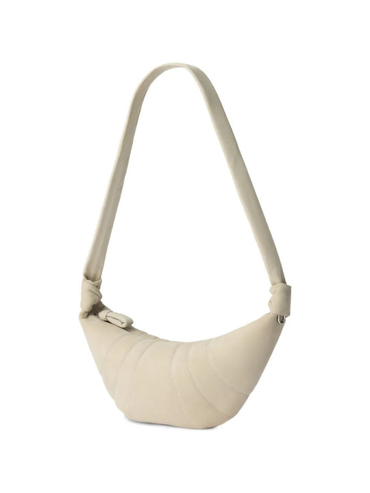 Tan bag, front view
