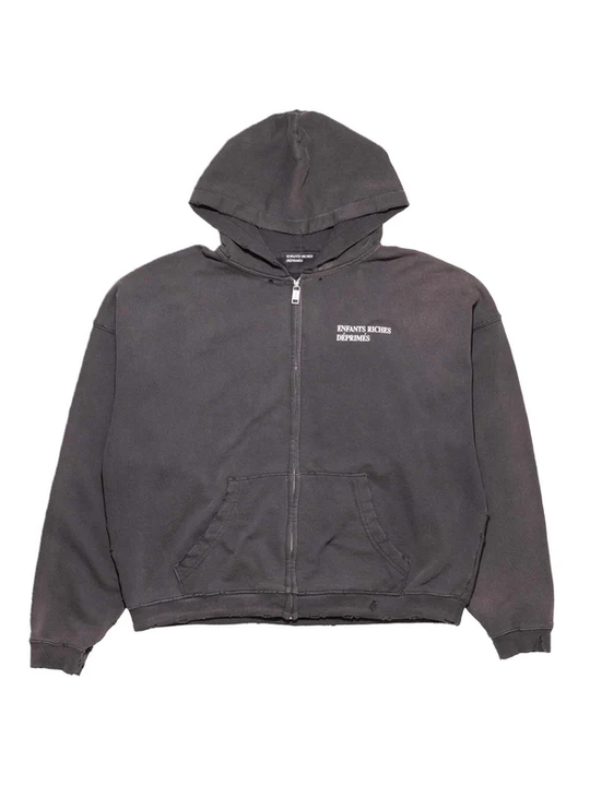 Black hoodie, front view