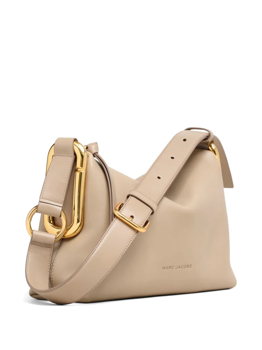 Tan bag, side view