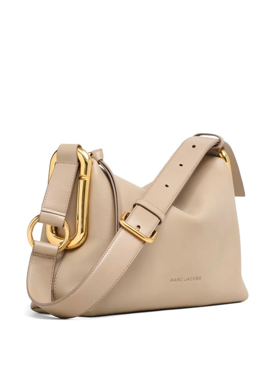 Tan bag, side view