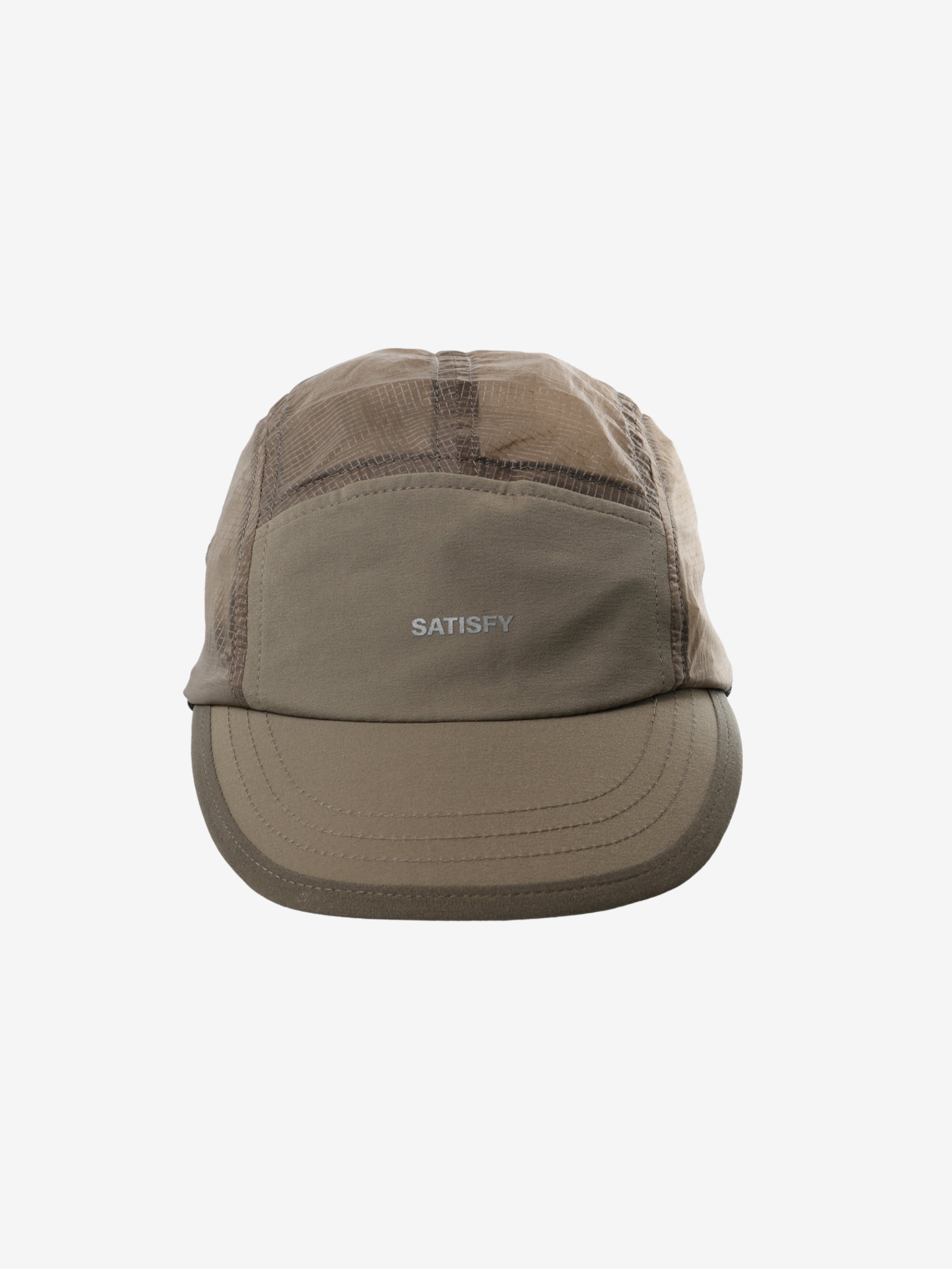 Tan hat, front view
