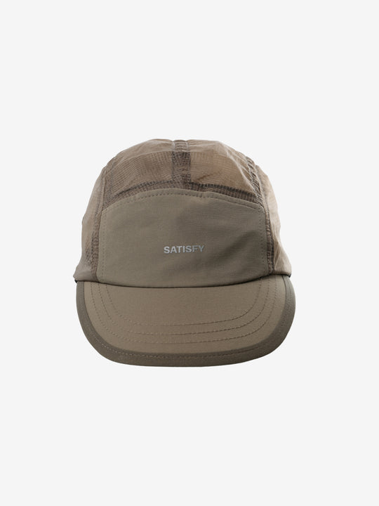 Tan hat, front view