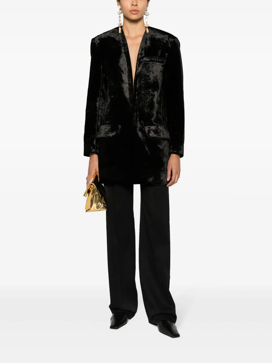 Black jacket, full body view
