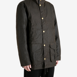 Brown jacket, full body view