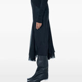 Black skirt, full body view