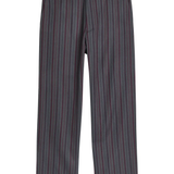 grey pants, front view