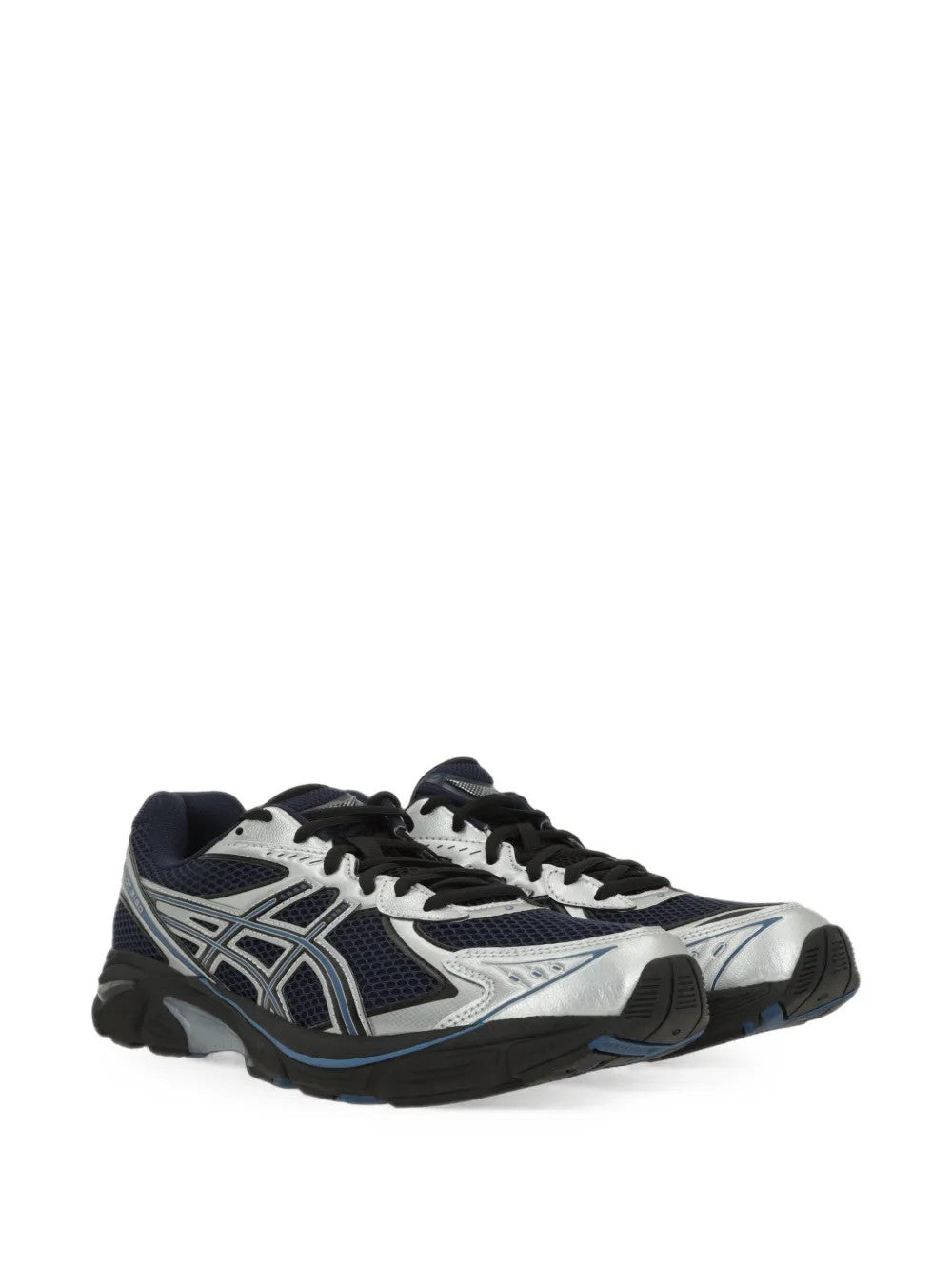 Navy shoes, front view