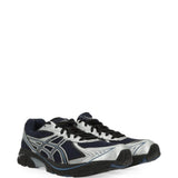 Navy shoes, front view