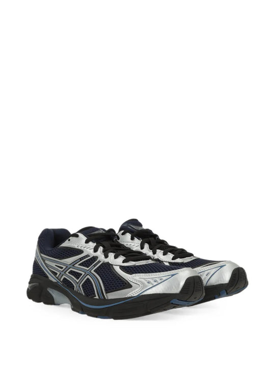 Navy shoes, front view
