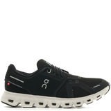 Black sneakers, front view