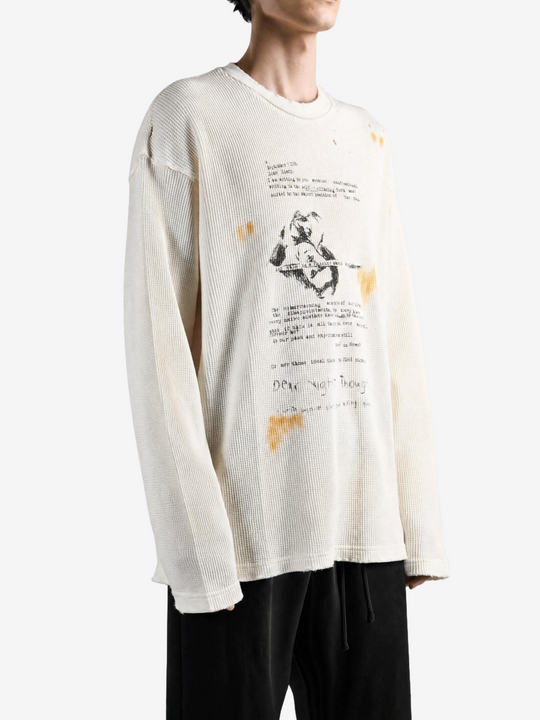 Tan t-shirt, front view