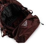 Burgundy bag, front view