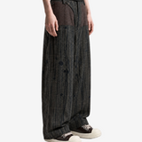 Brown pants, full body view
