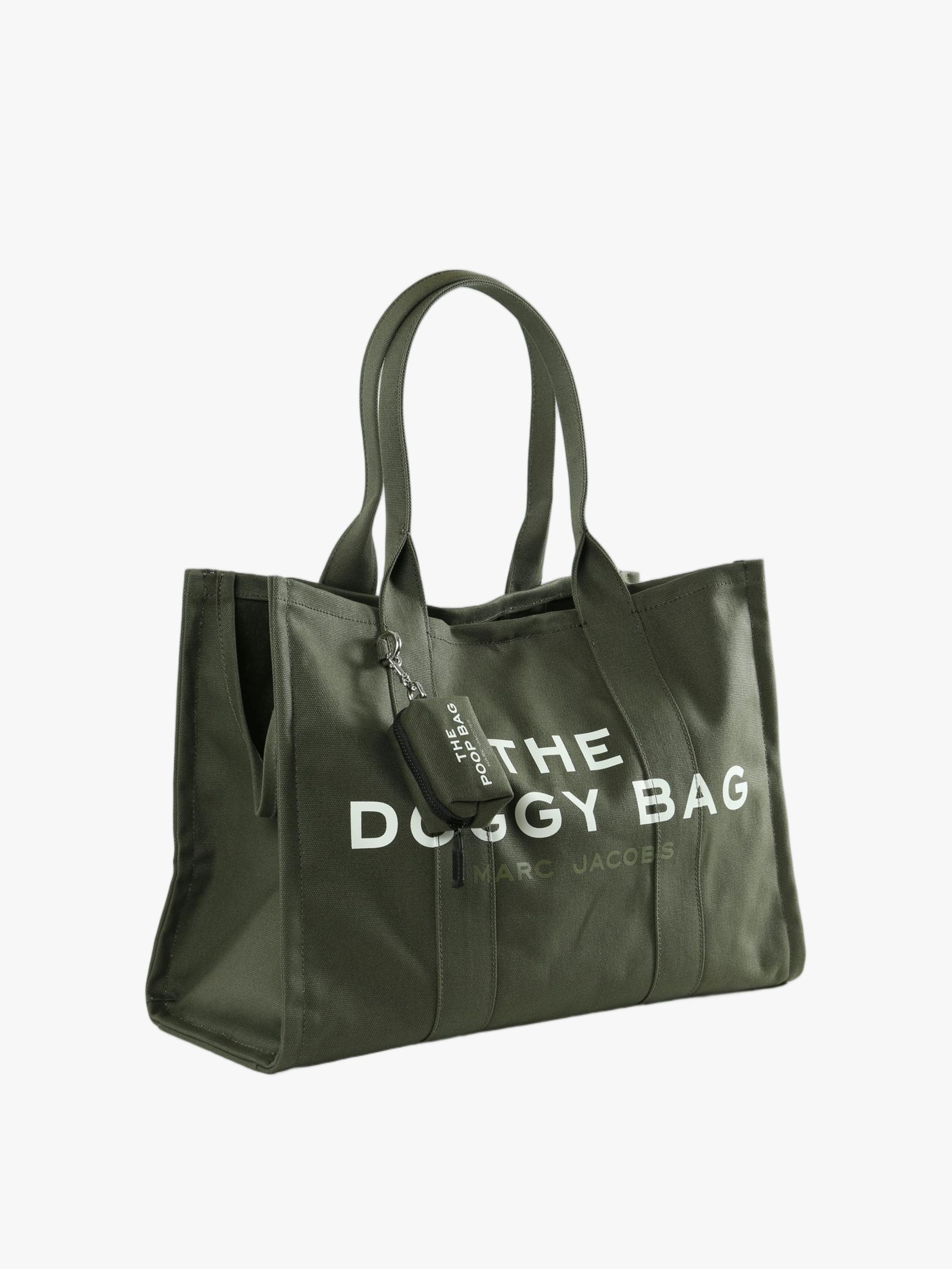 Green bag, front view