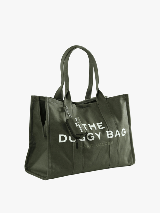 Green bag, front view