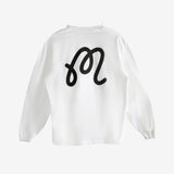 White shirt, back view