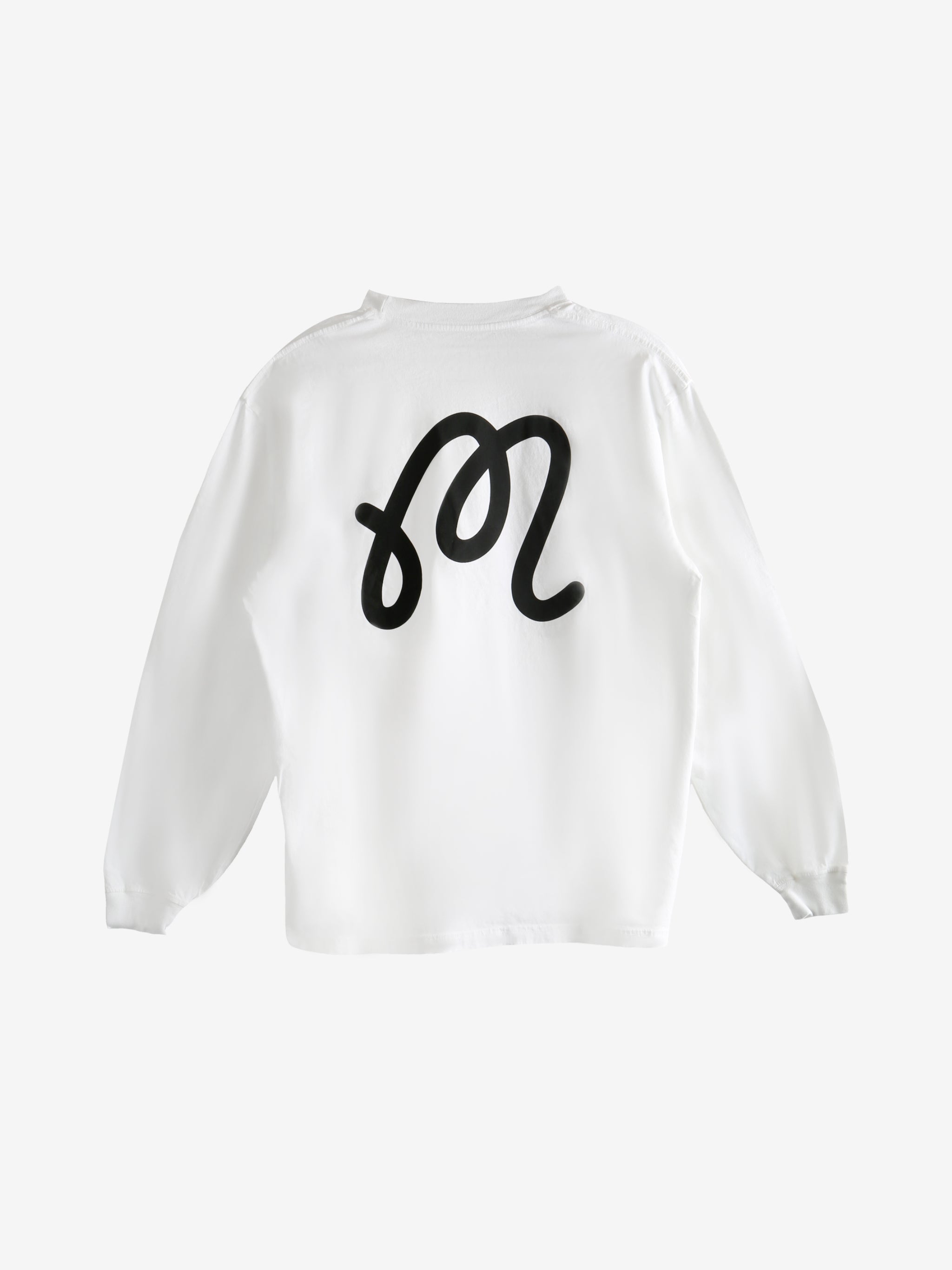 White shirt, back view