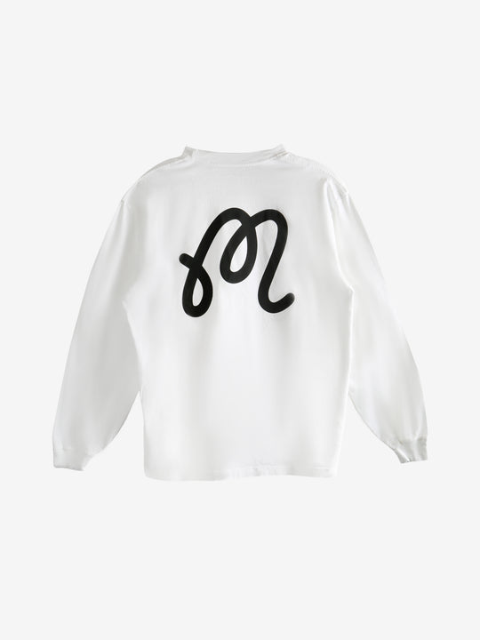 White shirt, back view