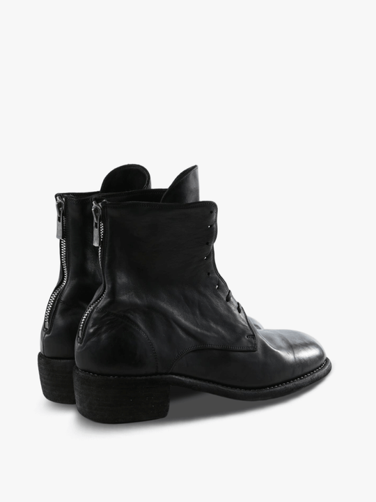 Black boots, side view