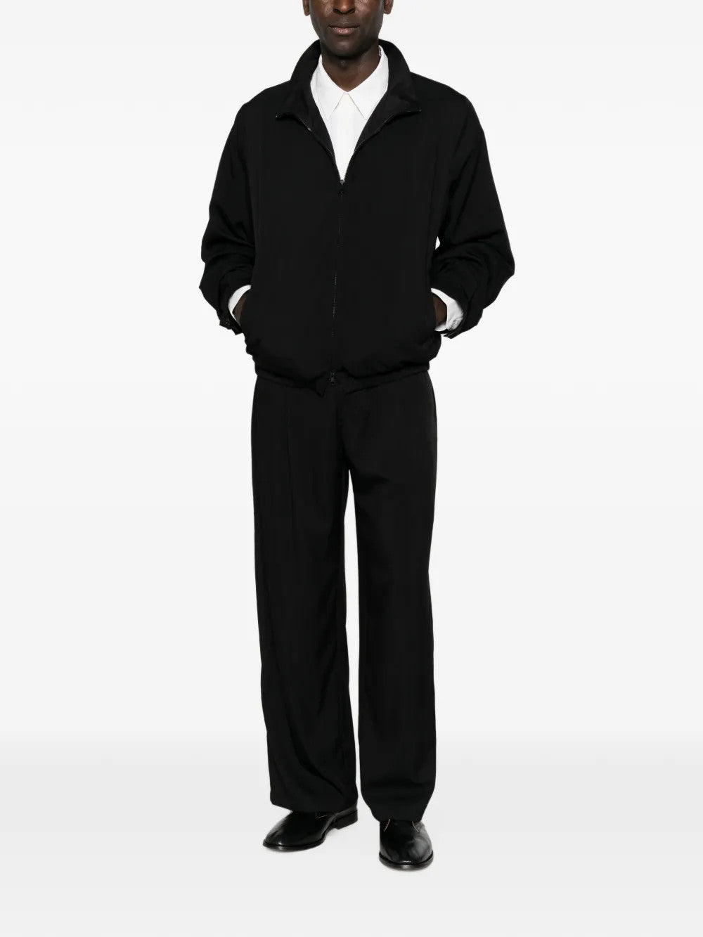 Black jacket, full body view