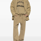 Tan pants, full body view