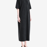 Black dress, full body view