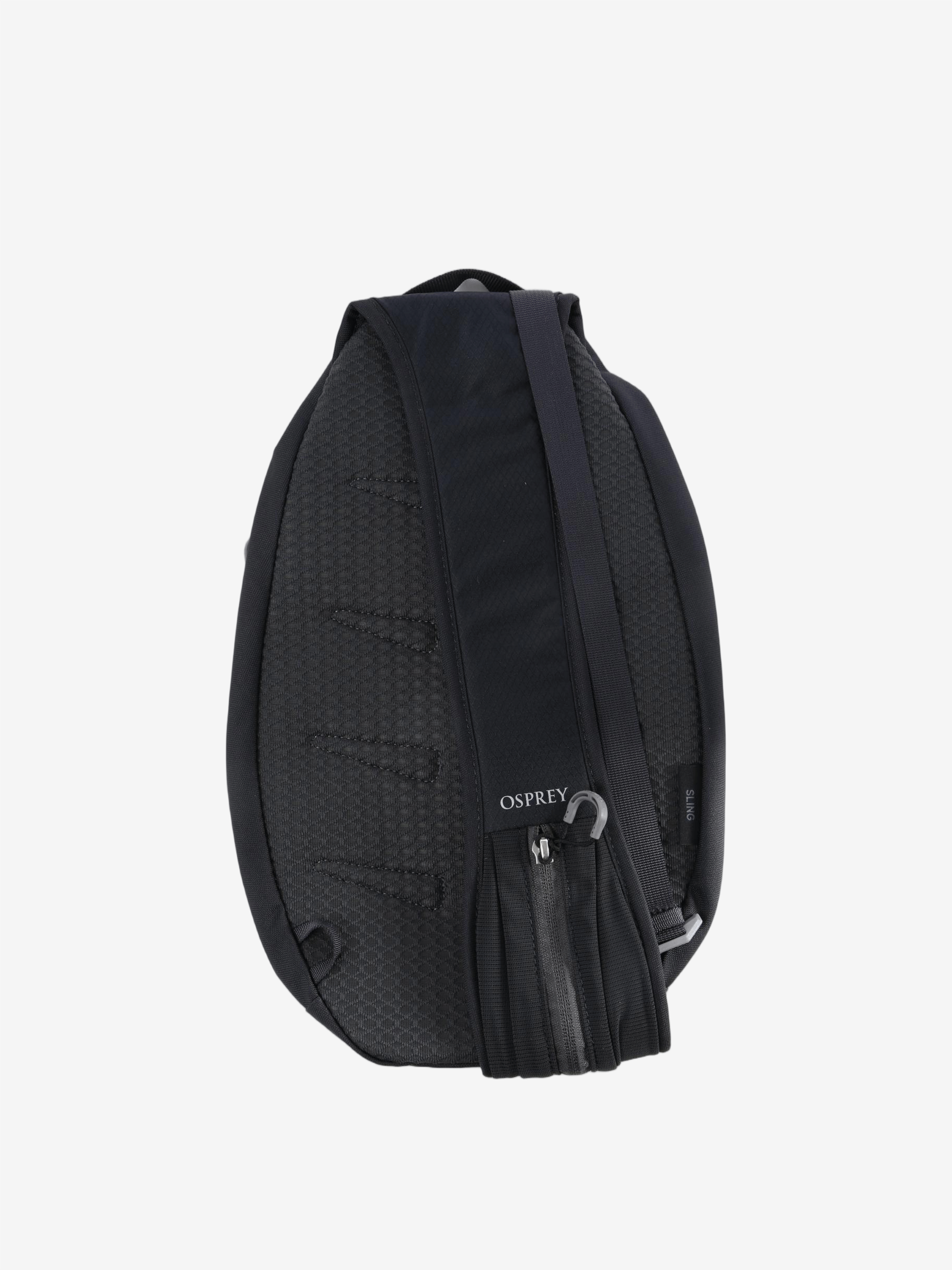 Black bag, back view