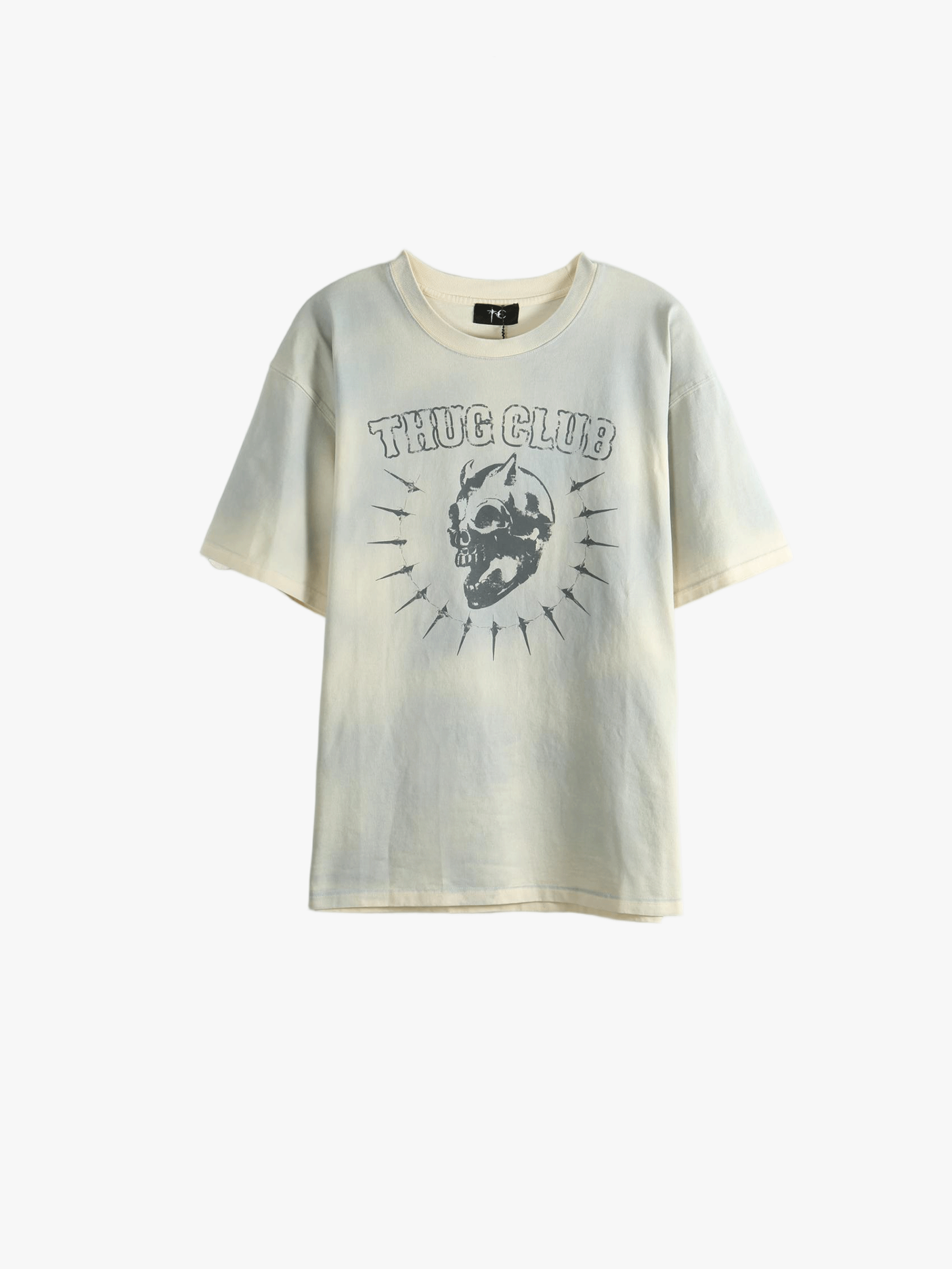 White t-shirt, front view