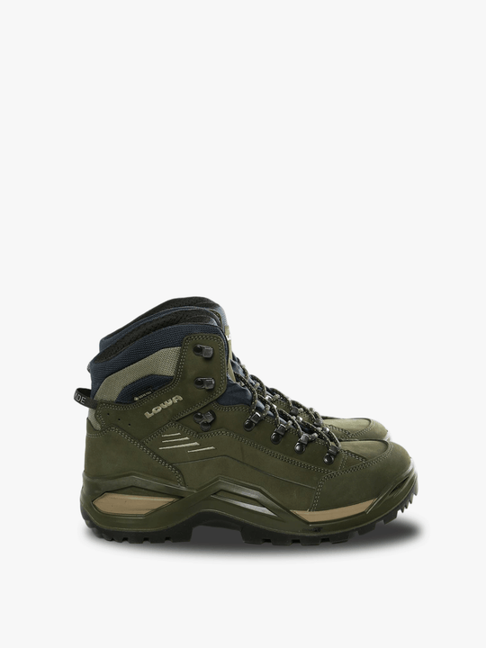 Green sneakers, front view