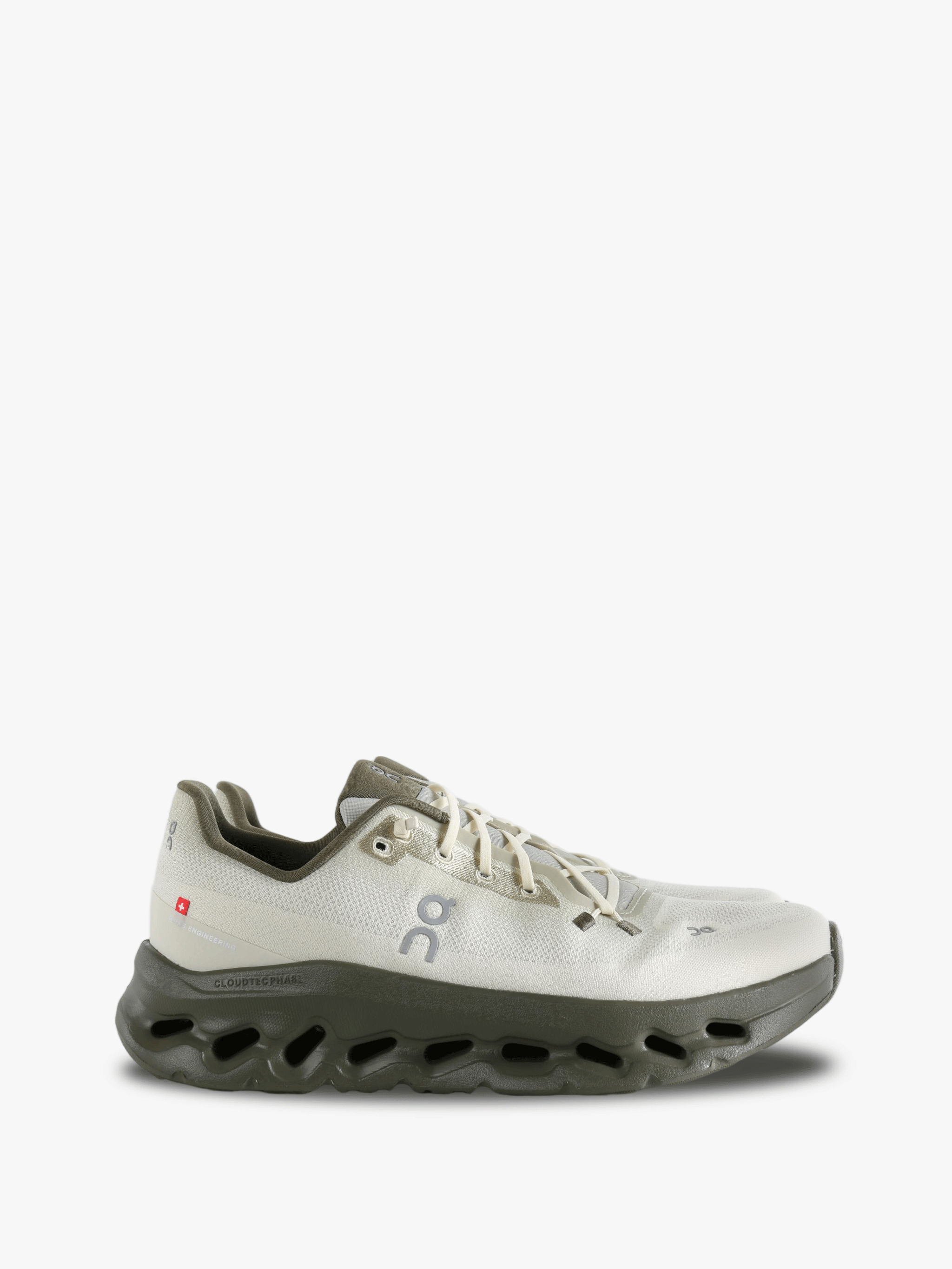 Tan shoes, front view