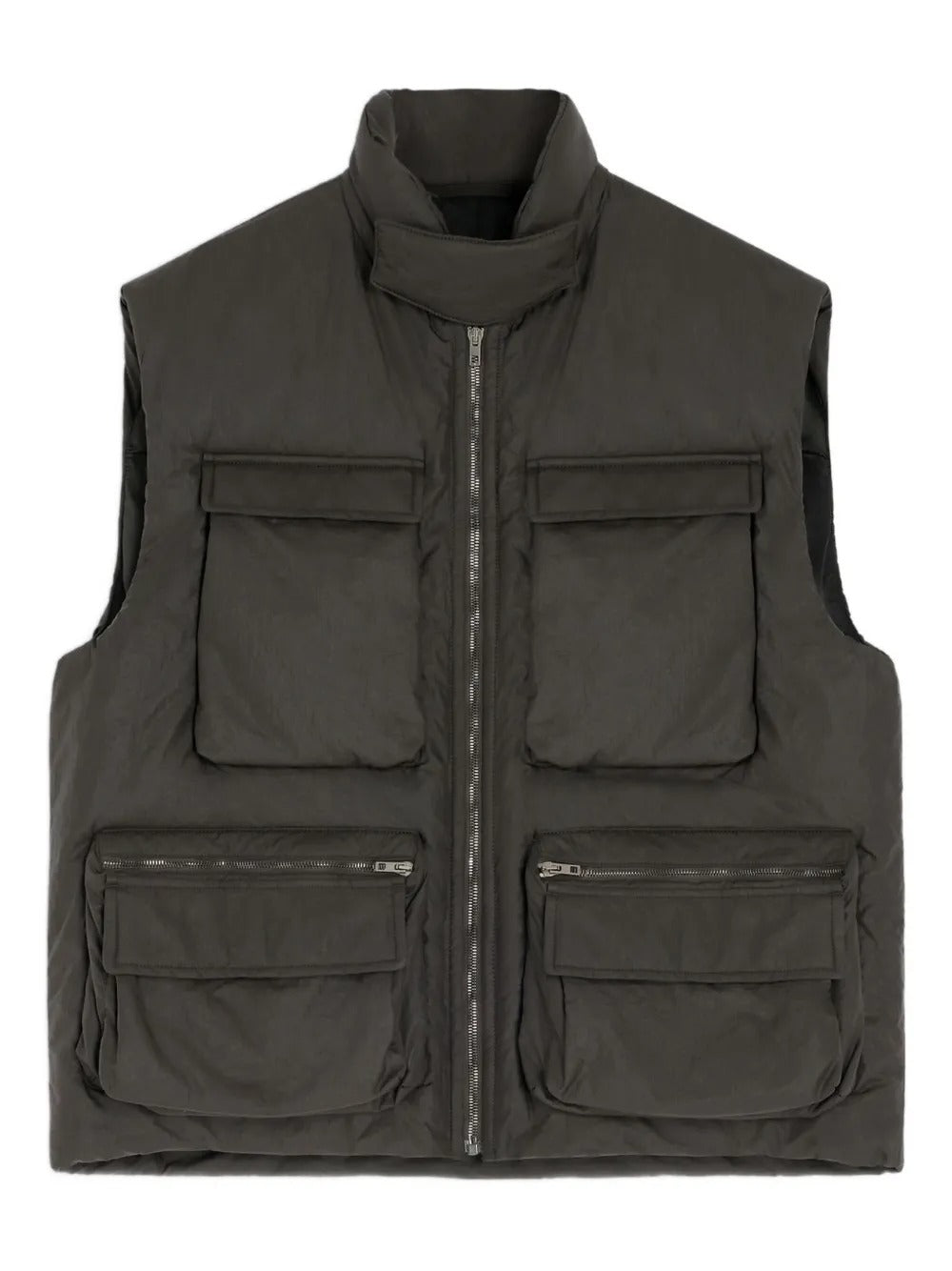 Brown coat, front view