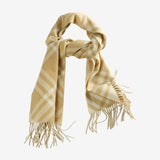 Yellow scarf, front view