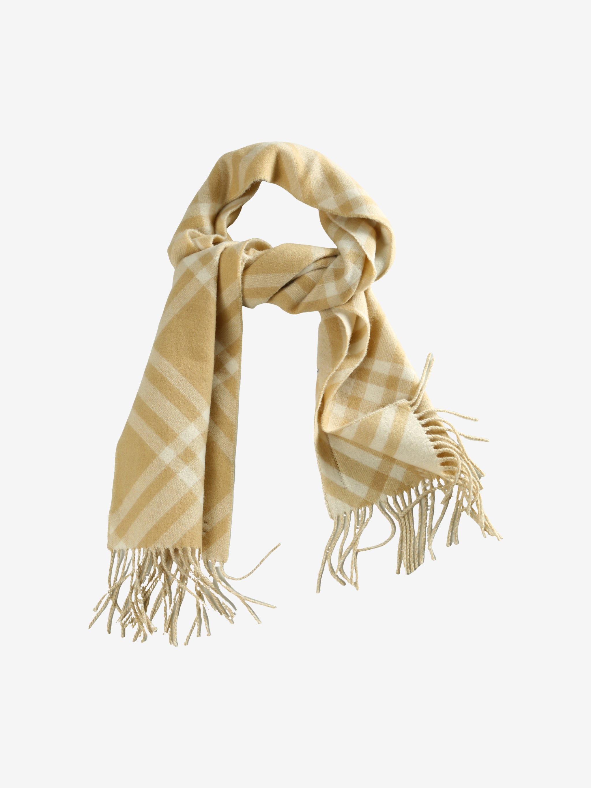 Yellow scarf, front view