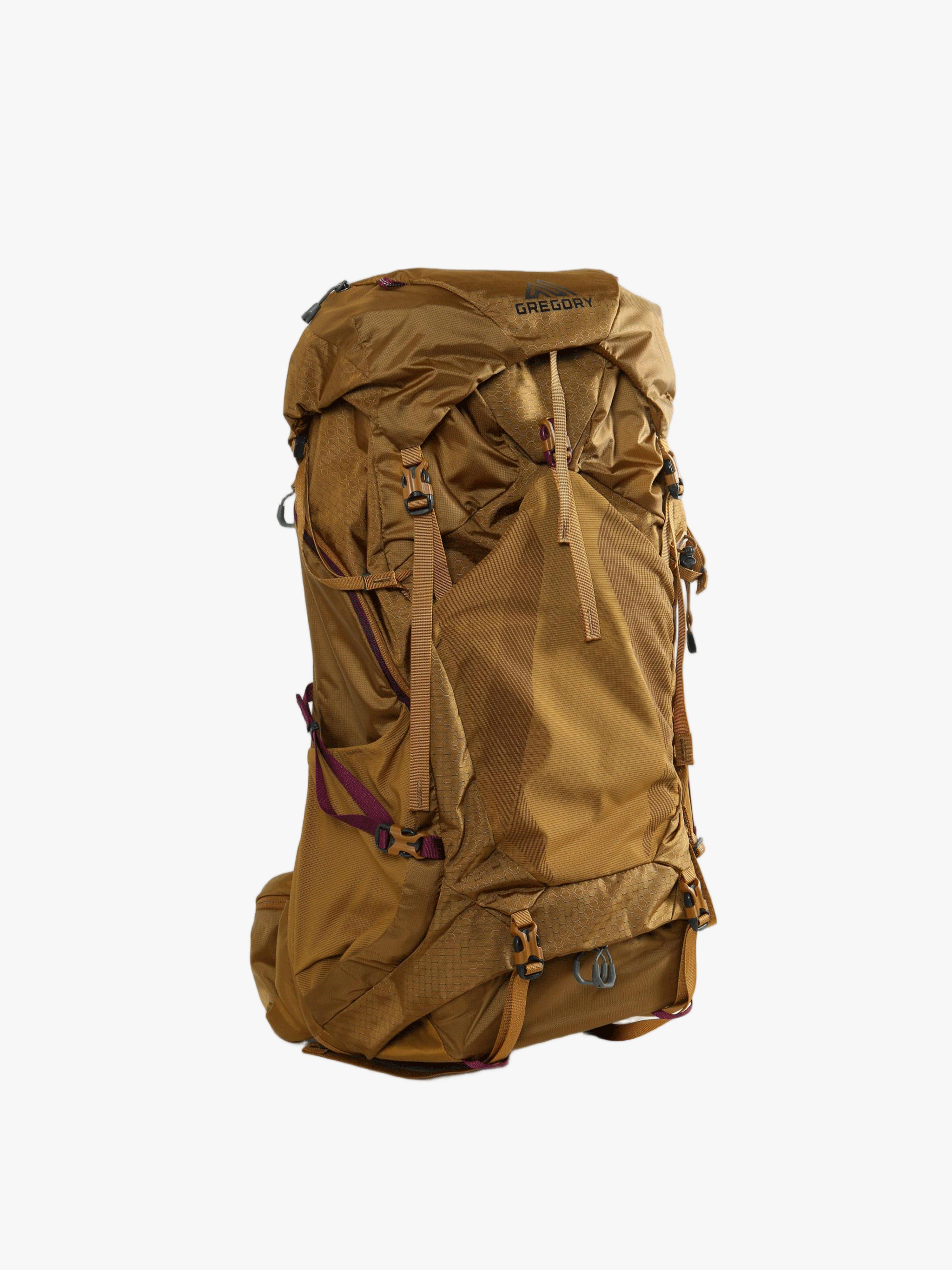 Tan bag, front view
