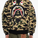 Yellow jackets worn by a person, showing the jackets fit