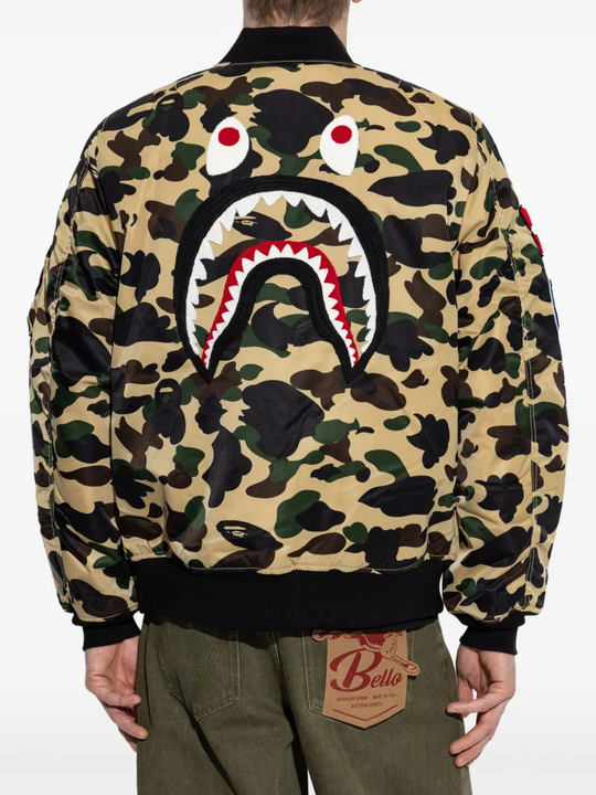 Yellow jackets worn by a person, showing the jackets fit