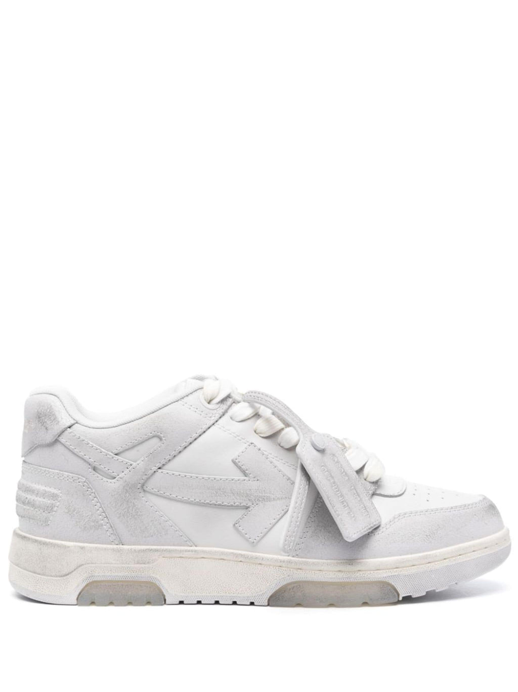 OFF-WHITE - Men Out Of Office Vintage Leather Sneakers