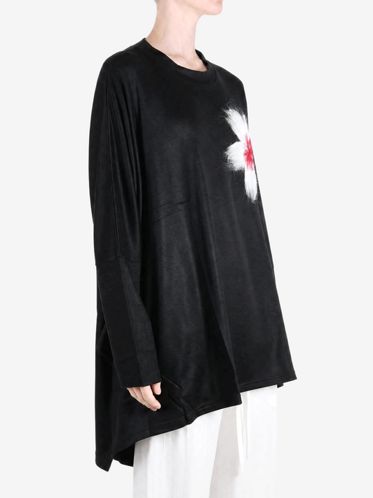 Black knitwear, front view