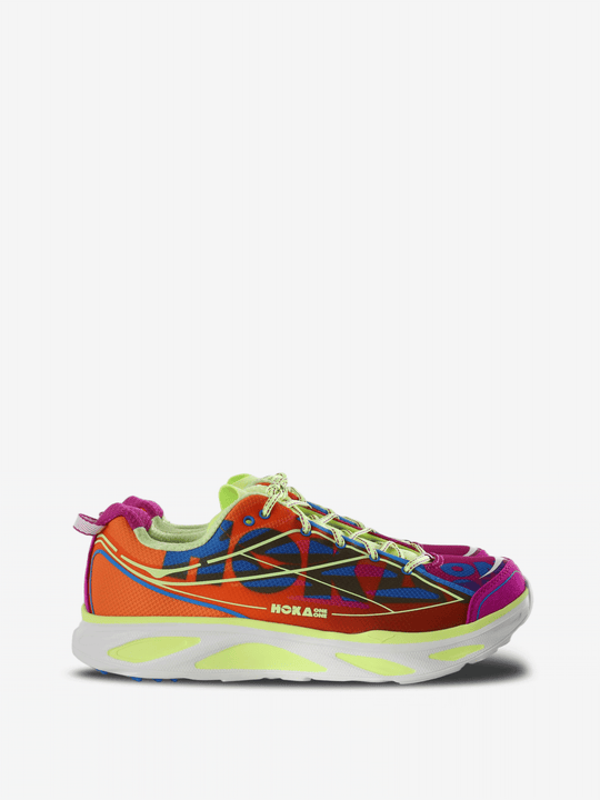 Orange shoes, front view